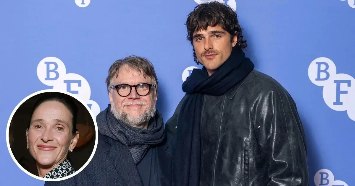 Jacob Elordi y su madre, Melissa Elordi, juntos en una alfombra roja.