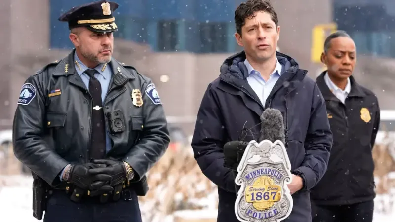 Jacob Frey durante su intervención en el foro de CNN sobre inmigración.