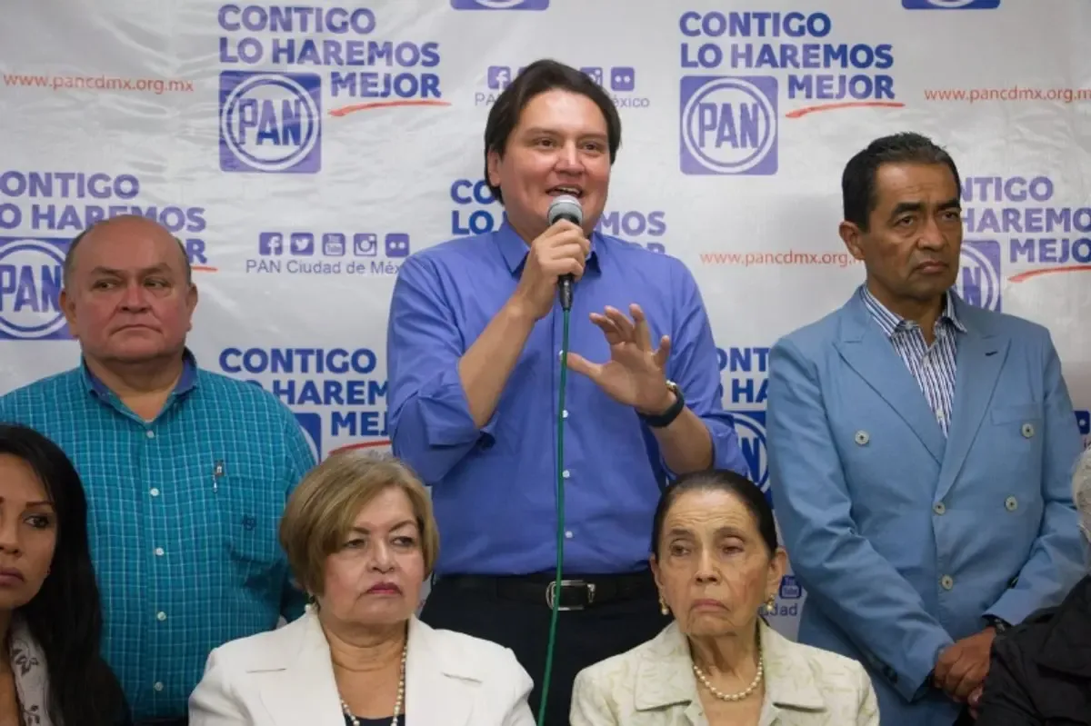 Jacobo Manfredo Bonilla Cedillo, ex diputado del PAN, en un evento político.
