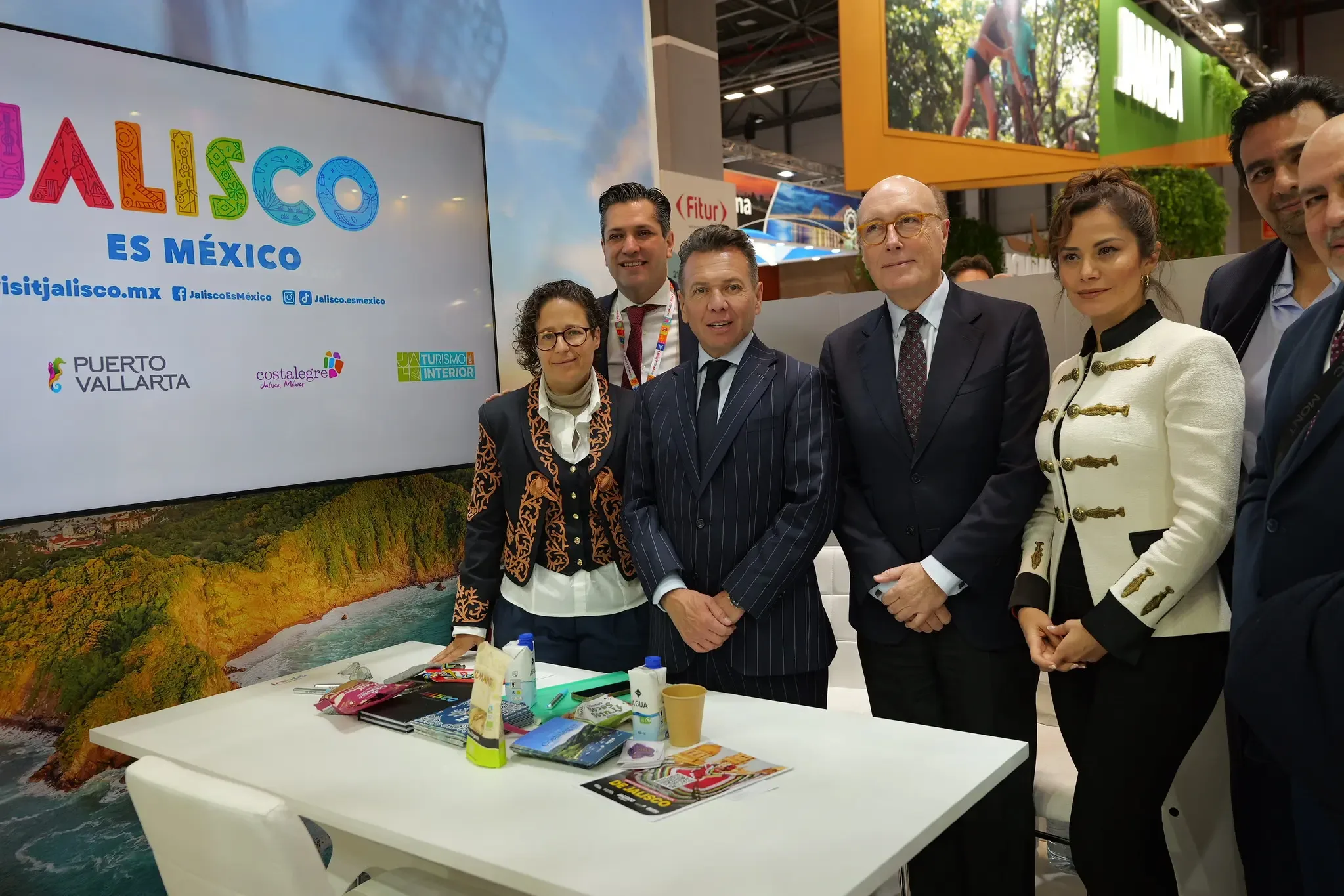 Jalisco presenta su oferta turística en la Feria Internacional de Turismo FITUR 2026 en Madrid.