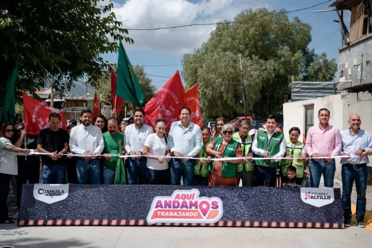Mejoras viales en Saltillo fortalecen la movilidad y seguridad de la colonia Nueva Esperanza.