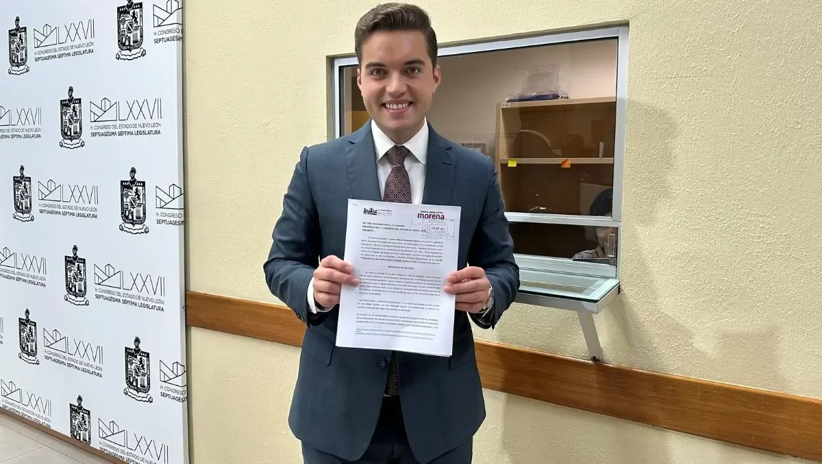 El diputado de Morena se suma a la contienda por la gubernatura en Nuevo León.