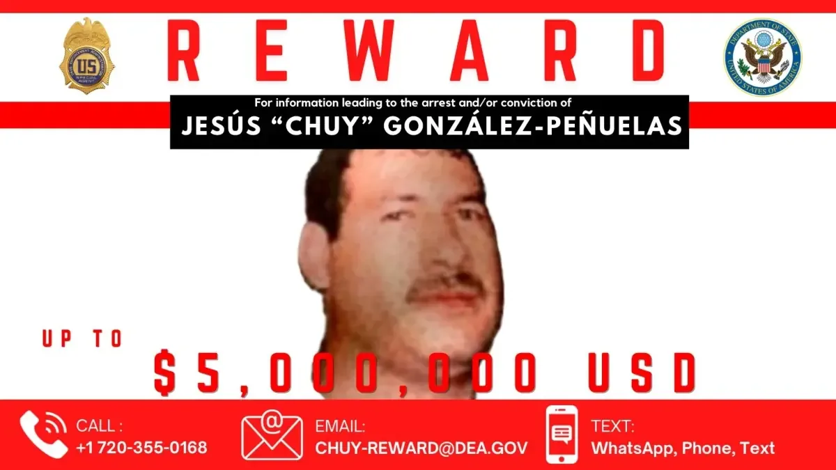 Conocido como Chuy González, su influencia en el narcotráfico se extiende por Sinaloa y Estados Unidos.