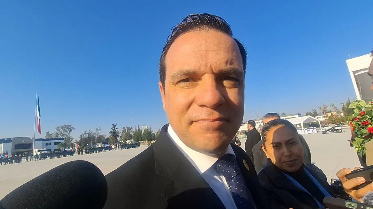 Jorge Jiménez Lona, secretario de Gobierno, durante la rueda de prensa sobre seguridad en Irapuato.