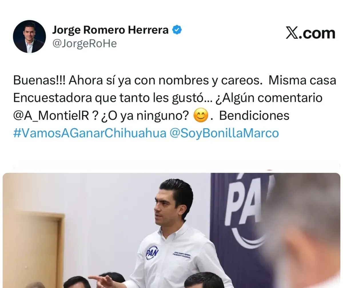 Las recientes encuestas en Chihuahua potencian las aspiraciones del PAN para la gobernatura.