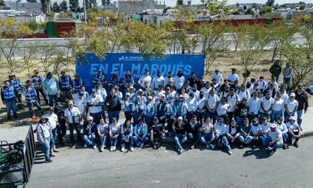 Jornada de limpieza en Hacienda La Cruz y Paseos del Marqués.