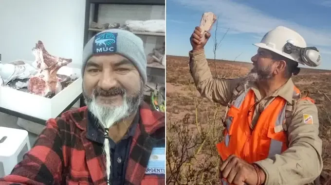 Su descubrimiento de un fósil de dinosaurio transformó su vida profesional en la Patagonia.