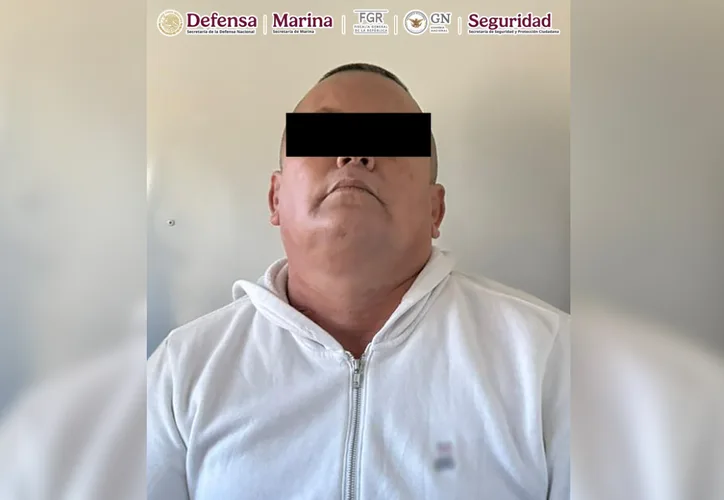 José Ignacio "N", alias "Nacho Vega", arrestado en Tamaulipas por fuerzas de seguridad.
