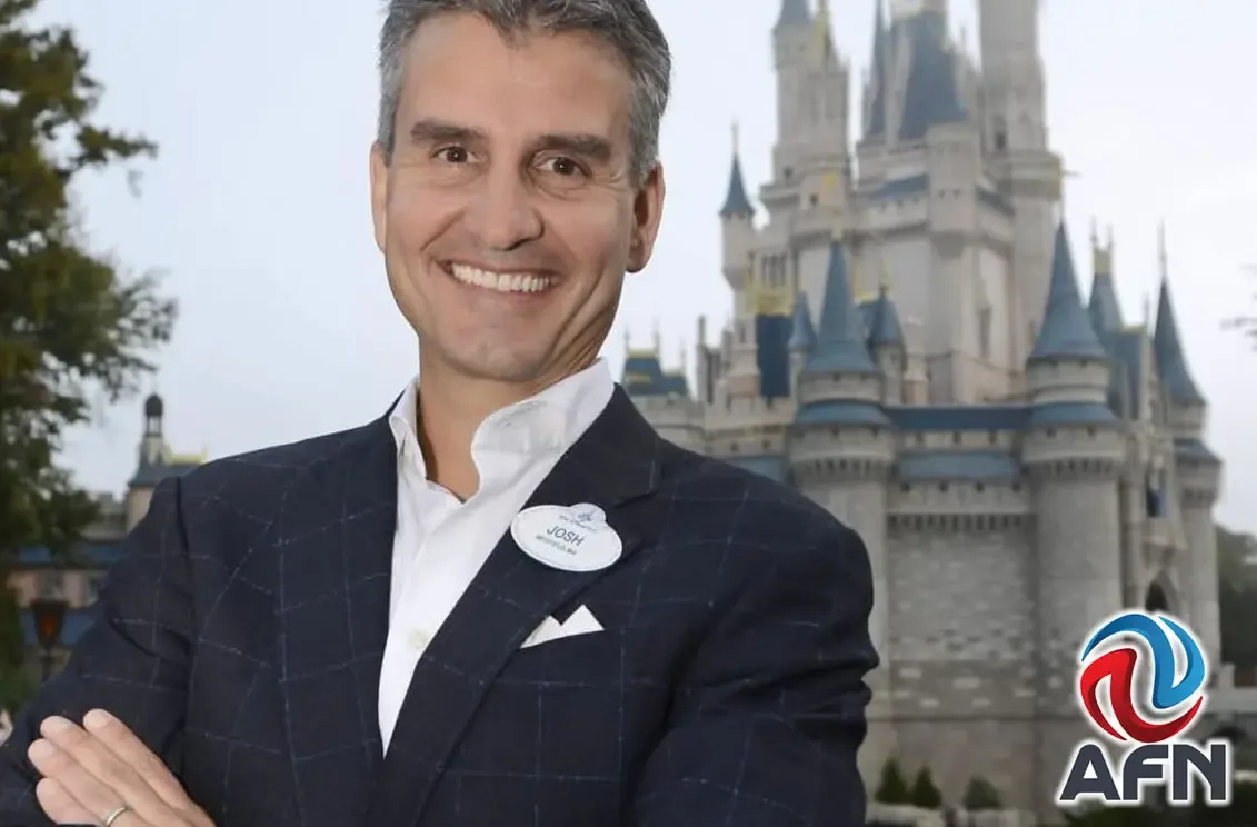 Josh D’Amaro durante el anuncio de su nombramiento como CEO de Disney.