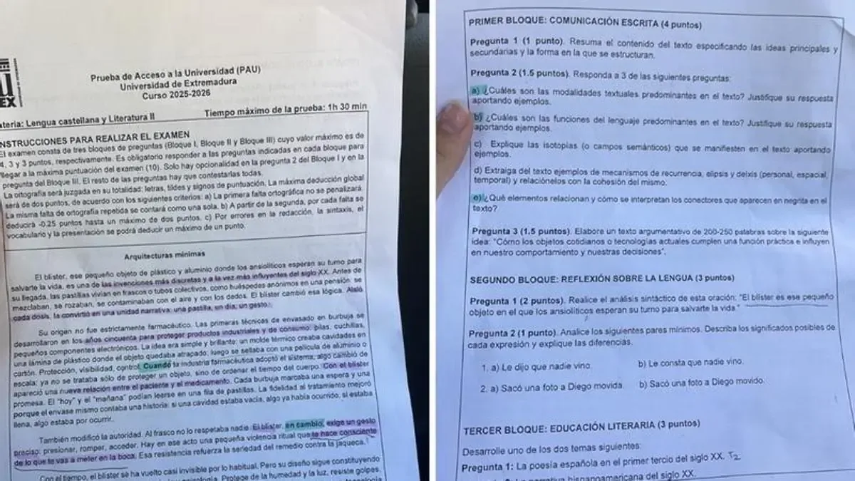 Un texto del escritor español se convierte en eje central del examen de ingreso a la universidad.