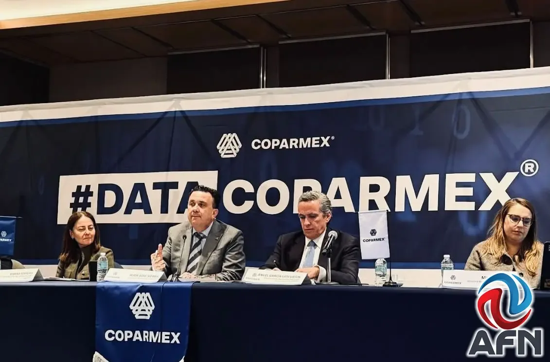 "Juan José Sierra Álvarez, presidente de Coparmex, alerta sobre la extorsión empresarial."