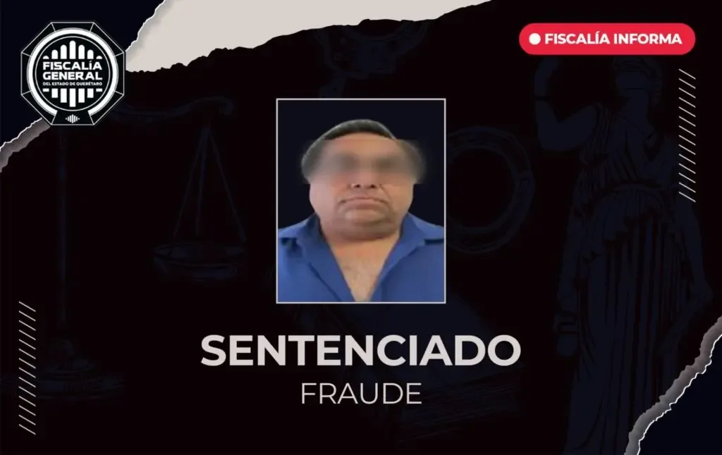 Juan “N” es llevado ante el juez tras su sentencia por fraude en Querétaro.