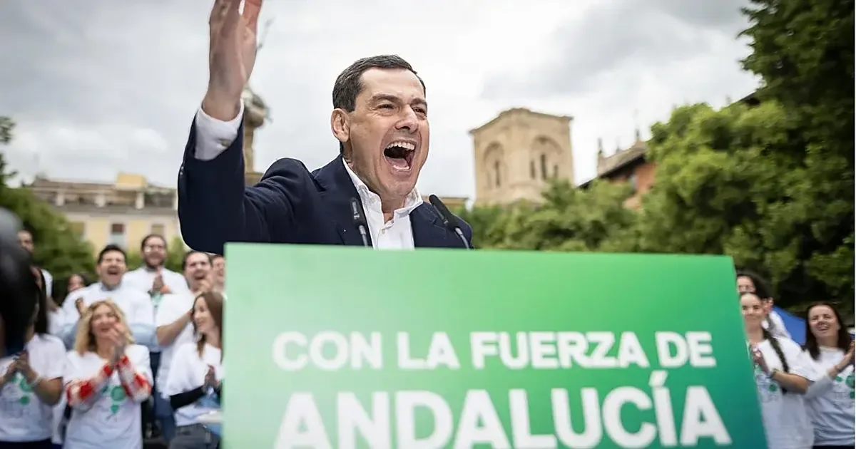 El presidente de la Junta de Andalucía enfatiza la necesidad de un gobierno fuerte y un presupuesto estable para la región.