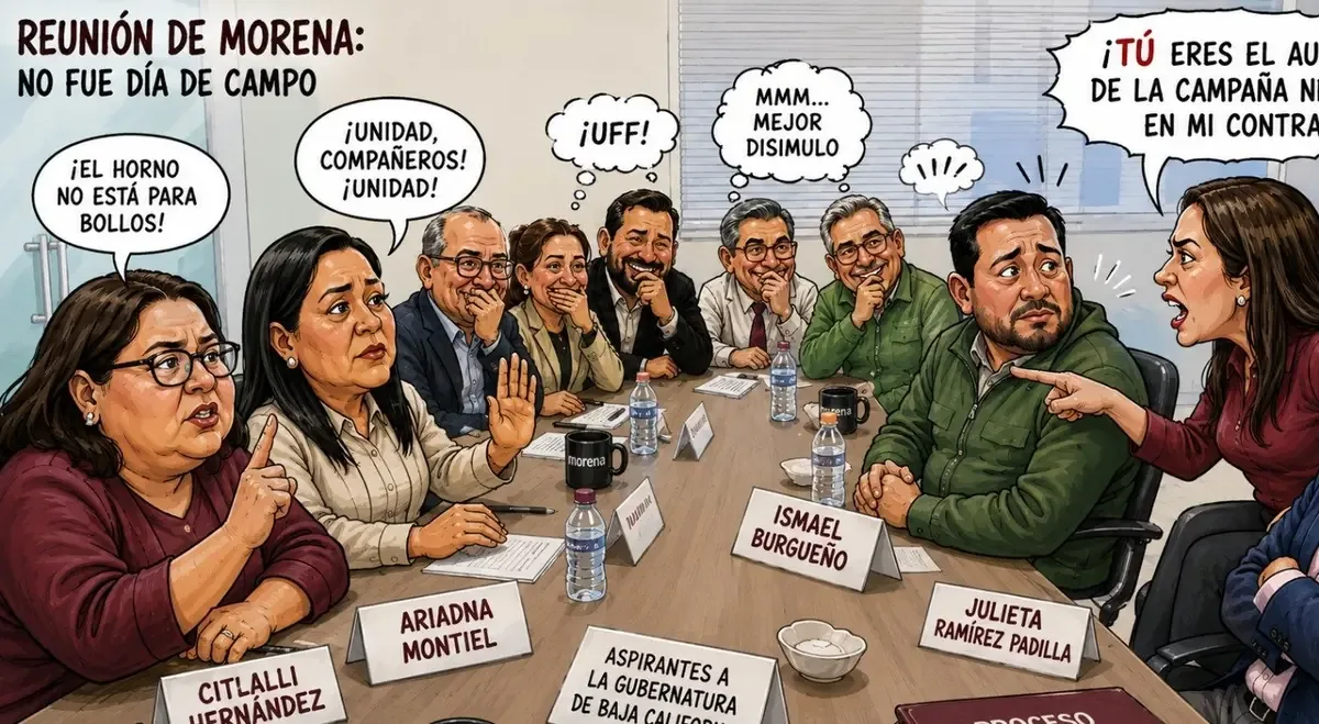 La disputa interna entre figuras de Morena en Baja California afecta la imagen del partido.