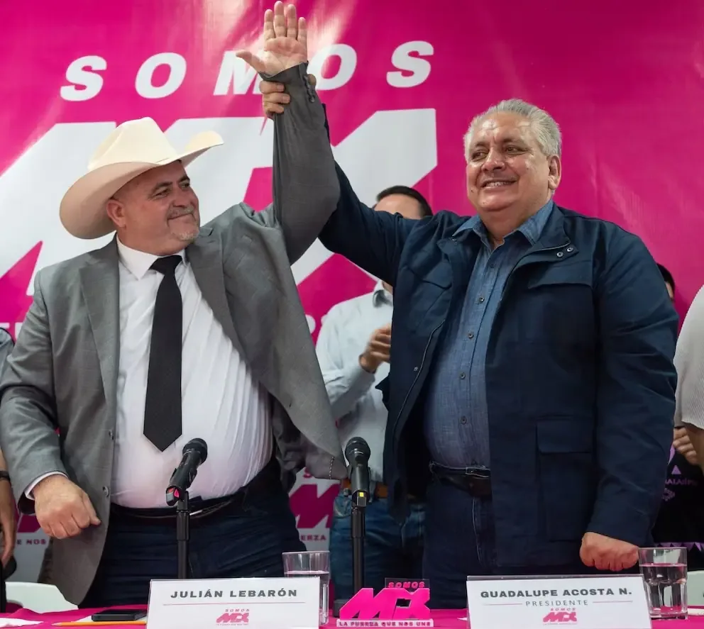 El activista confirma su candidatura con el partido Somos MX en medio de tensiones políticas.