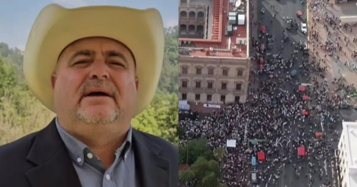 El activista acusa que manifestaciones son manipuladas y desvían atención de la lucha contra el crimen organizado.
