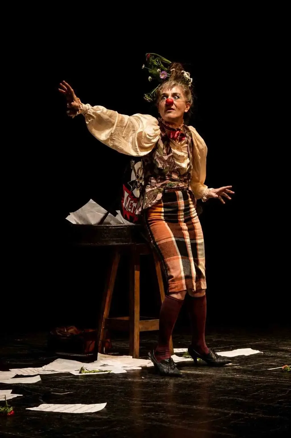 Un aclamado unipersonal de clown musical que promete diversión familiar.
