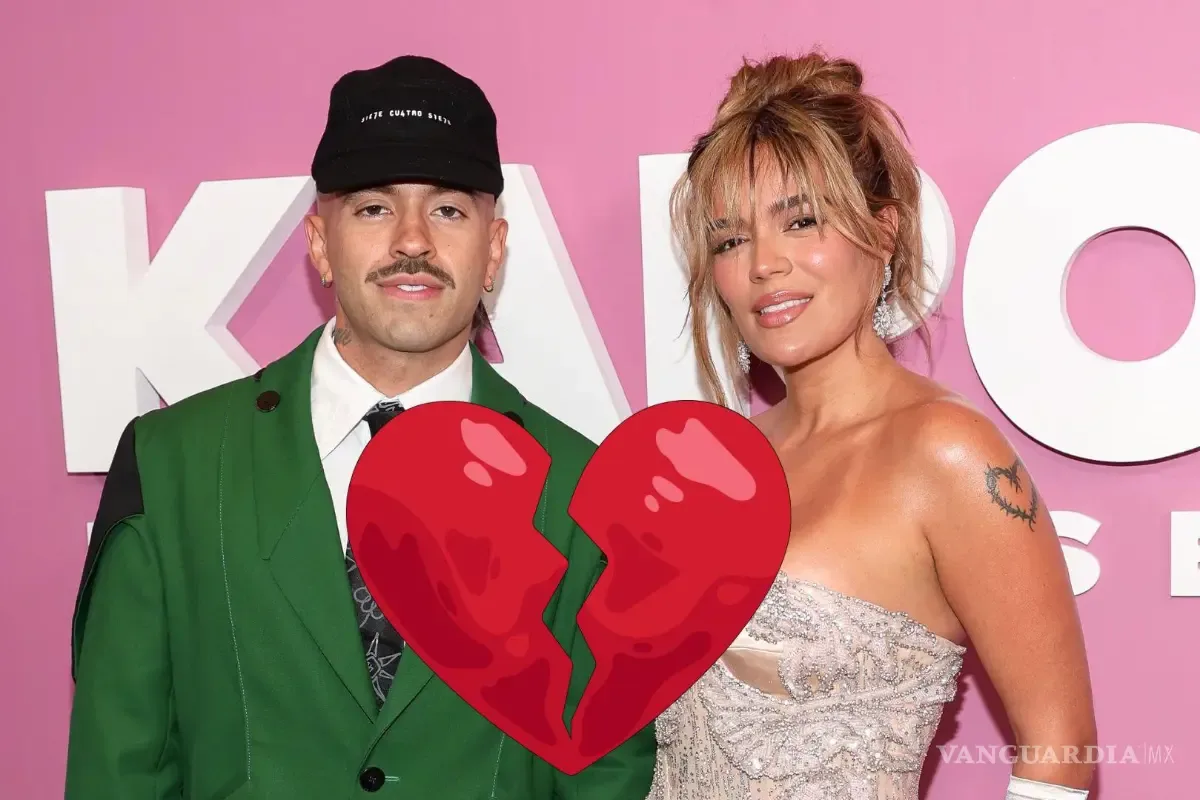 Karol G y Feid en un evento previo a su ruptura amistosa.