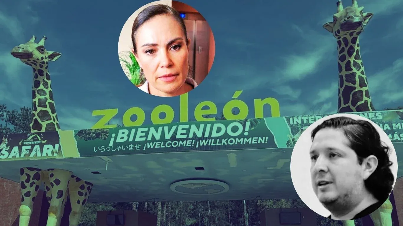 La alcaldesa Alejandra Gutiérrez Campos durante la presentación del nuevo director del Zoológico.