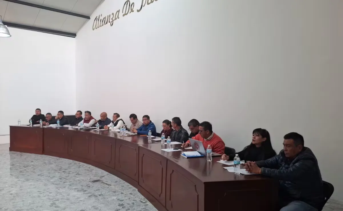 La Alianza de Tranviarios de México durante la reunión con autoridades de movilidad.