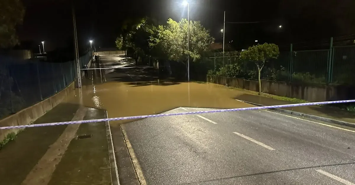 La borrasca Marta ocasiona inundaciones y desplaza a familias en la ciudad.