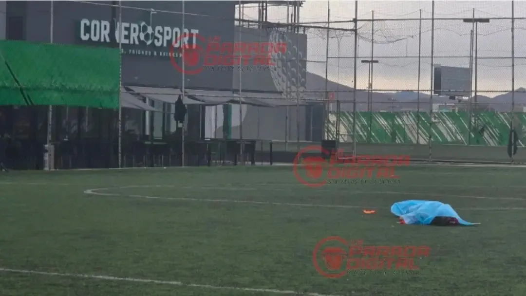 La cancha de Corner Sport en Chihuahua, donde ocurrió la tragedia deportiva.