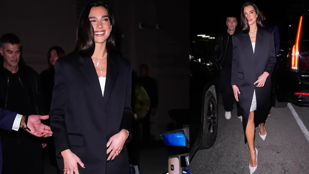 La cantante desafía tabúes de moda con elegante look en Nueva York.