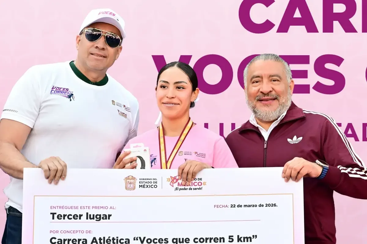 La carrera realizada por el Gobierno del Estado de México promueve la equidad de género y el deporte en honor al mes de la mujer.