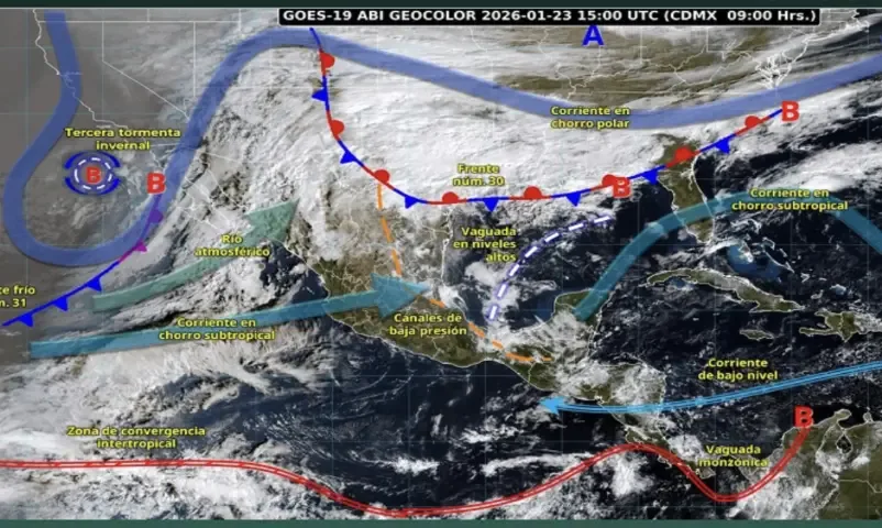 La CFE despliega recursos para asegurar el suministro energético durante la tormenta Fern.