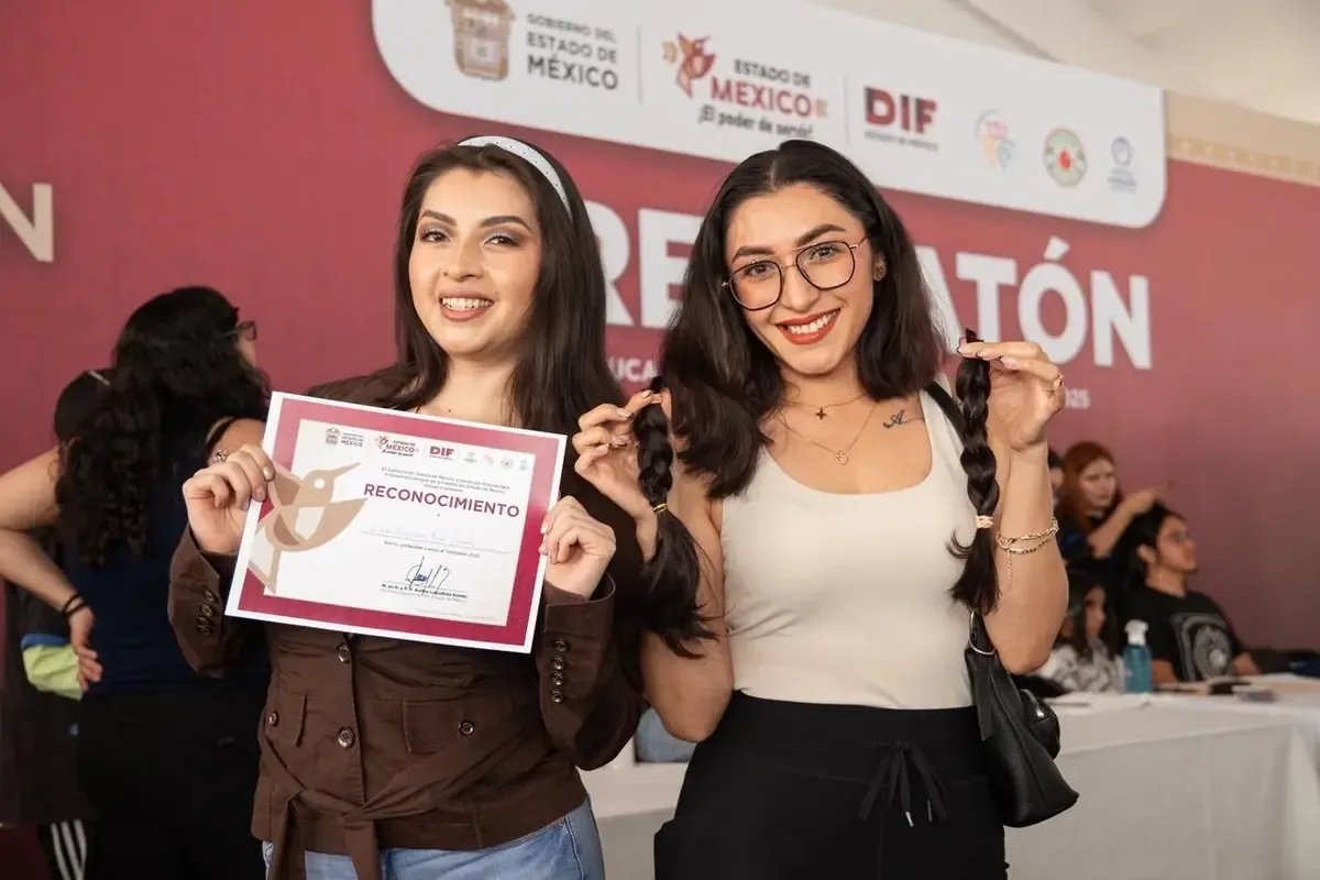La ciudadanía puede donar cabello para la creación de pelucas oncológicas durante el evento.