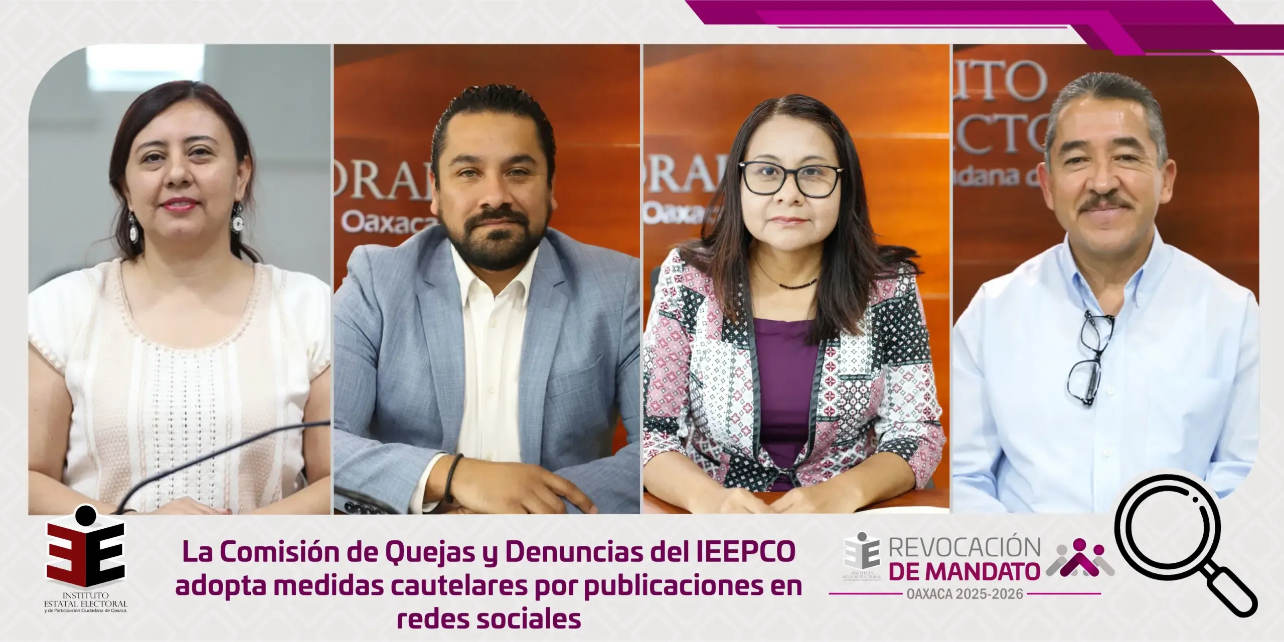 "La Comisión de Quejas del IEEPCO aprueba medidas cautelares en Oaxaca."