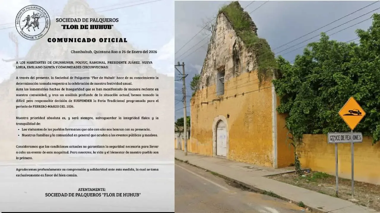 La comunidad de Chunhuhub atraviesa incertidumbre ante la posible suspensión de su feria.
