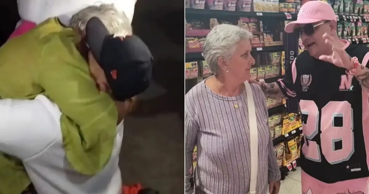 La conexión humorística entre madre e hijo se restauró en un emotivo momento en México.