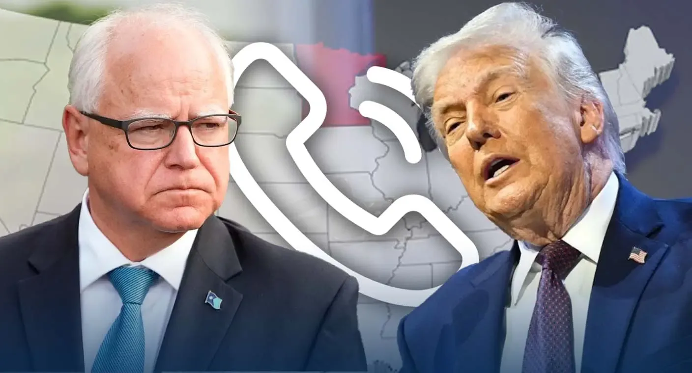 La conversación entre Trump y Walz busca soluciones a la crisis en Minnesota.