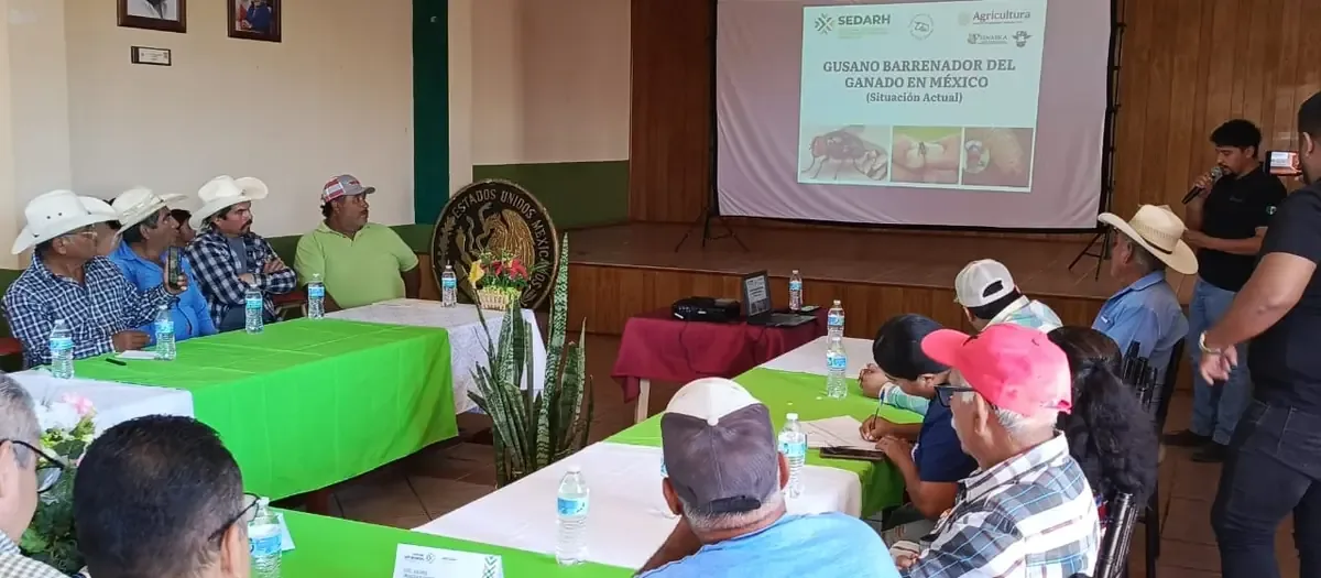 La coordinación entre productores y autoridades promueve la sanidad animal en el estado.