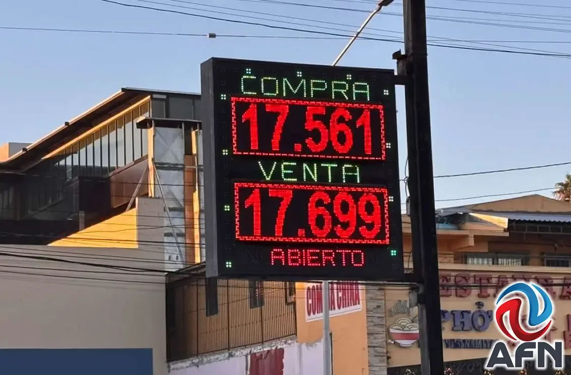 La cotización del dólar en Tijuana muestra una clara tendencia a la baja.