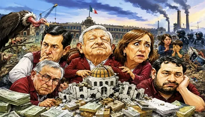 La acumulación de controversias y el cuestionamiento ciudadano marcan el rumbo del partido en el poder.