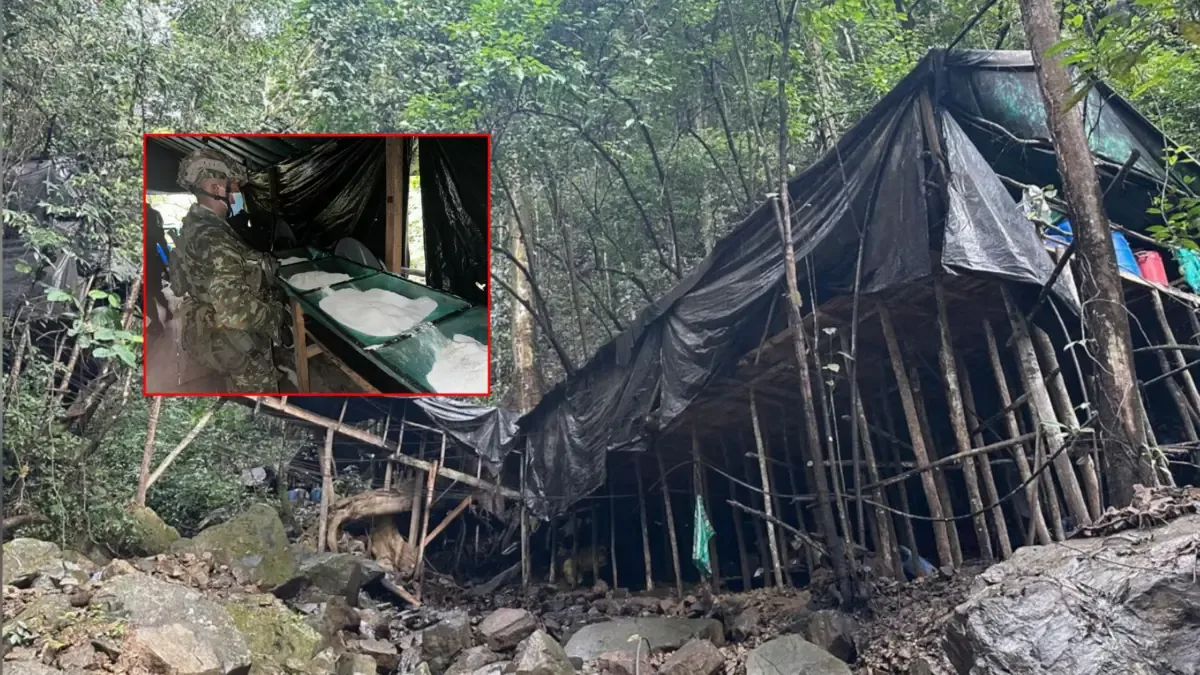 La DEA y el Ejército Nacional destruyeron un laboratorio clave del narcotráfico.
