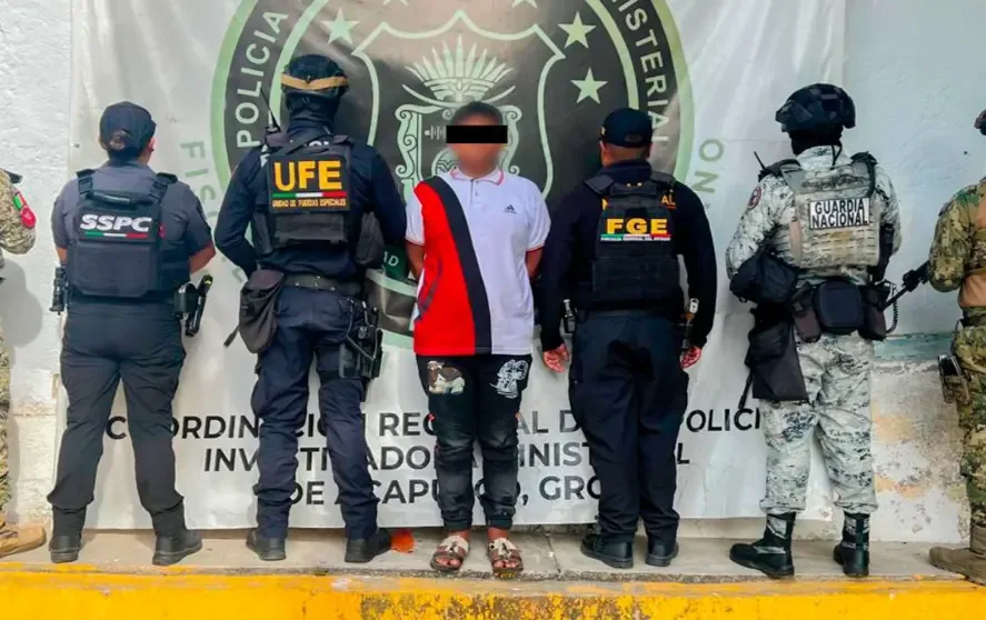 La detención de Jesús N. subraya la lucha contra la violencia en Acapulco.