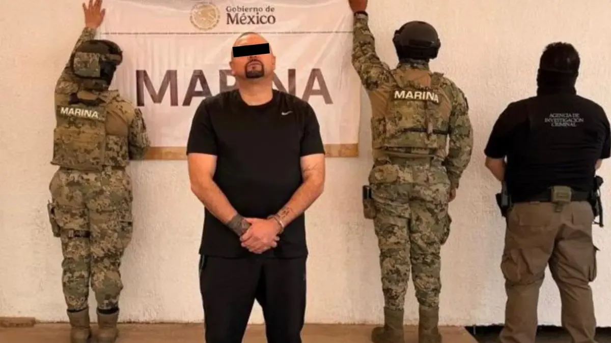 La detención de "Nido" se realizó en una operación conjunta de fuerzas federales.