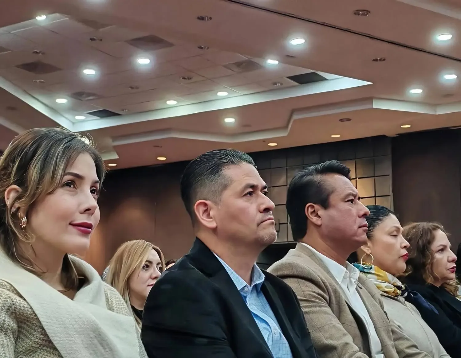 La diputada Brissa Arroyo durante el evento de Construyendo Justicia en Michoacán.