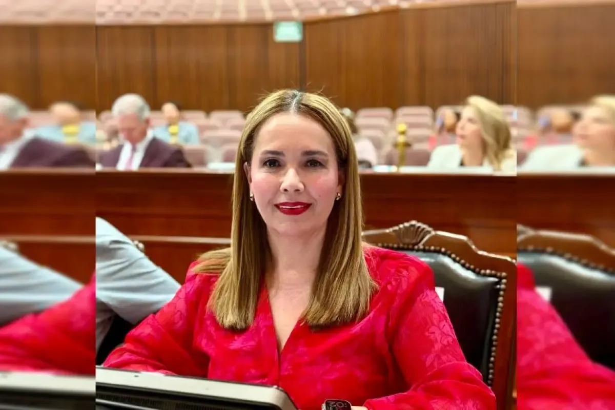La diputada Elizabeth Montoya tras el ataque armado en Culiacán, Sinaloa.