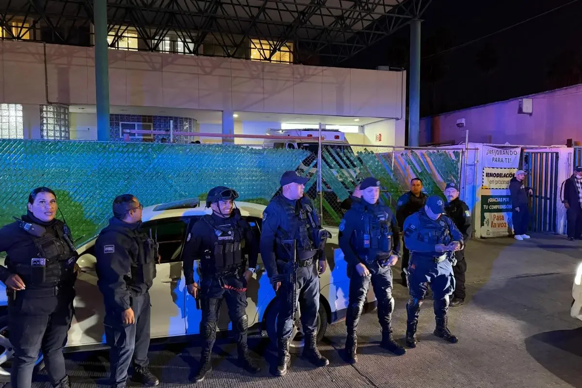 La escena del ataque armado en Buenavista de Peñuelas, Nuevo León.