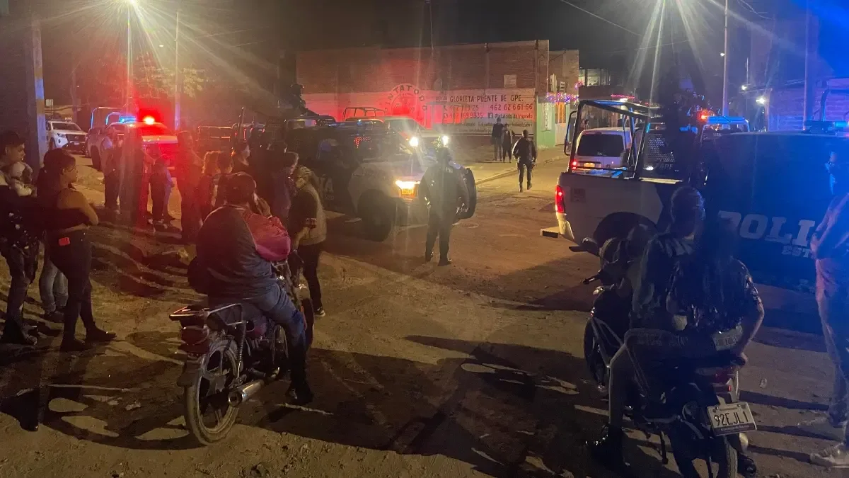 La escena del crimen en La Capilla, Salamanca, donde ocurrió el ataque armado.