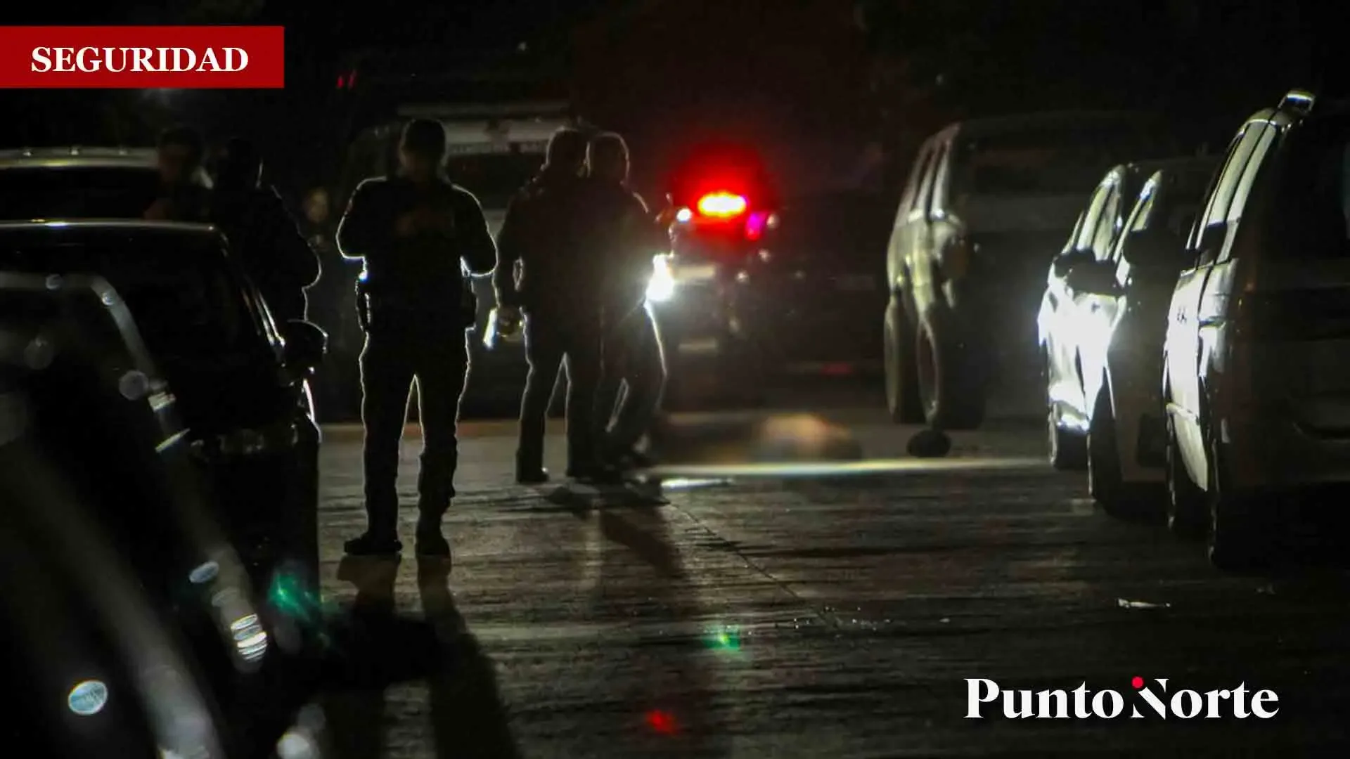 La escena del crimen en la colonia Mariano Matamoros tras el asesinato.