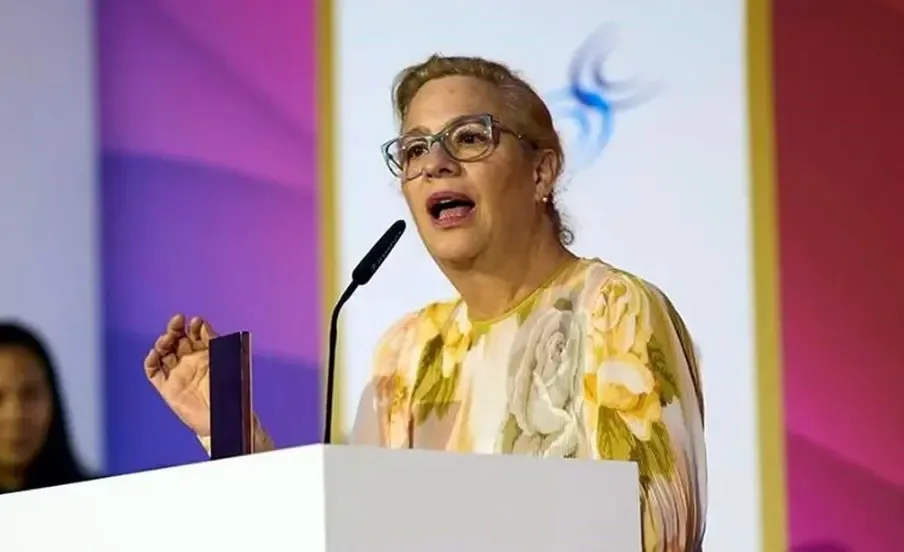 La ex Embajadora Josefa González Blanco durante su gestión en Reino Unido.