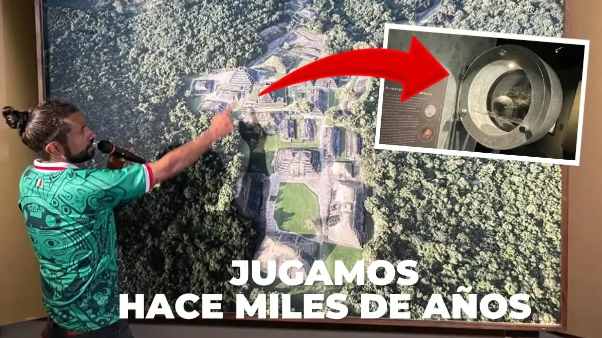 Se presentan 12 fotografías aéreas que exploran canales de juego prehispánicos en México.