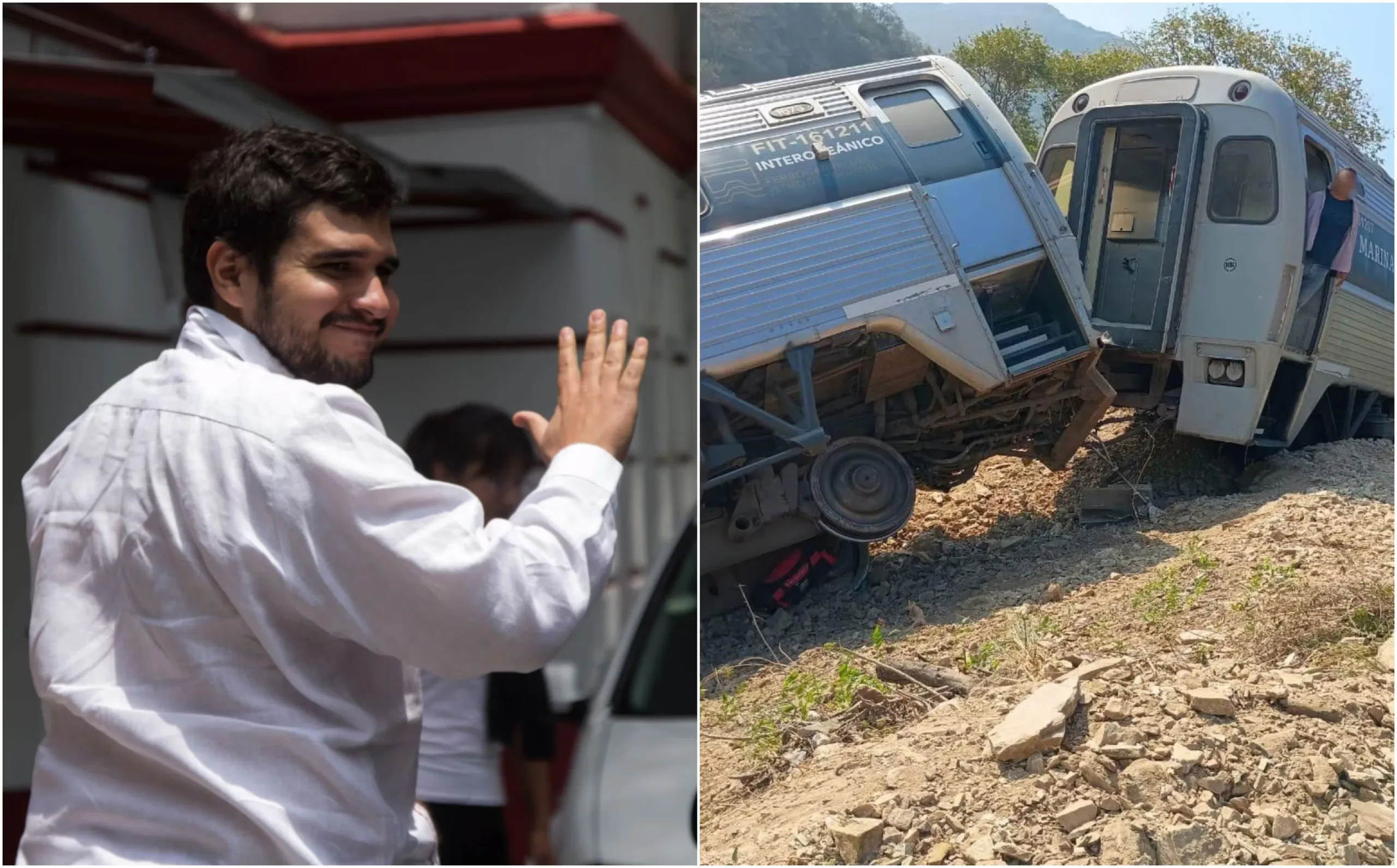 "La familia de AMLO bajo la lupa tras el descarrilamiento del Tren en Oaxaca."