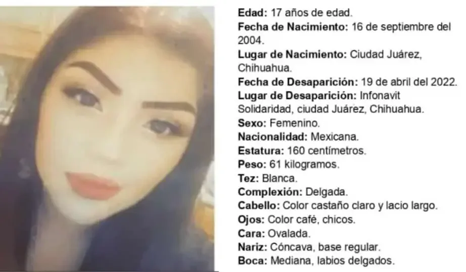 La Fiscalía de Chihuahua sigue investigando la desaparición de Génesis desde abril de 2022.