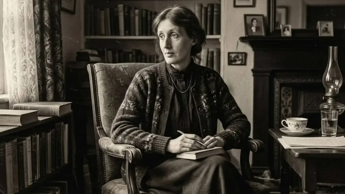 La frase atribuida a Virginia Woolf destaca la importancia de enfrentar la vida para lograr la paz mental.